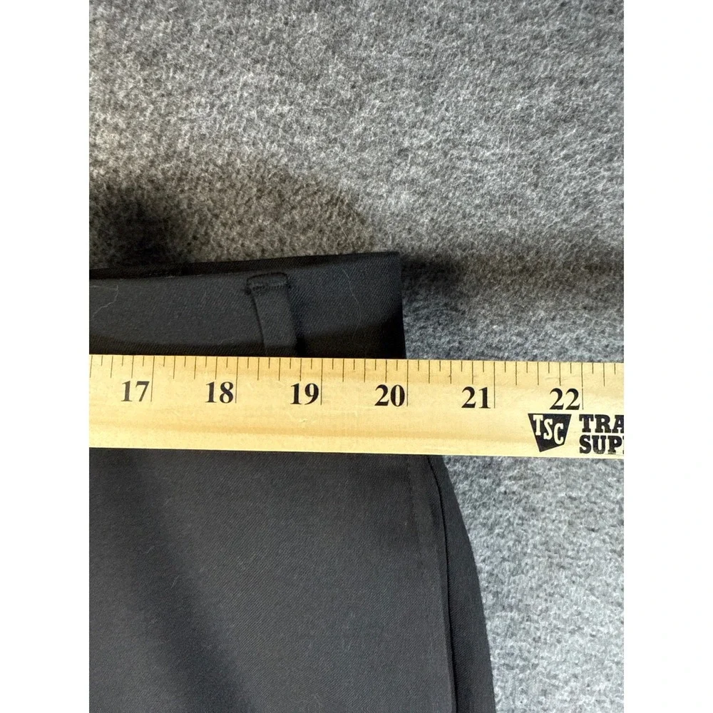 Lauren Ralph Lauren Black Flat Front Dress Pants Mens 40x30 Career Trousers Mngr
